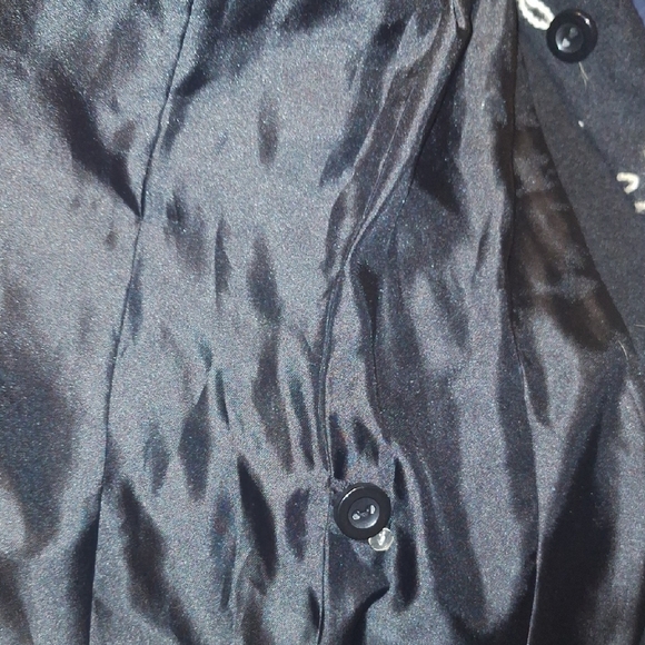 Focus By Shani Black and White Embroidered Wool Jacket - Picture 11 of 11